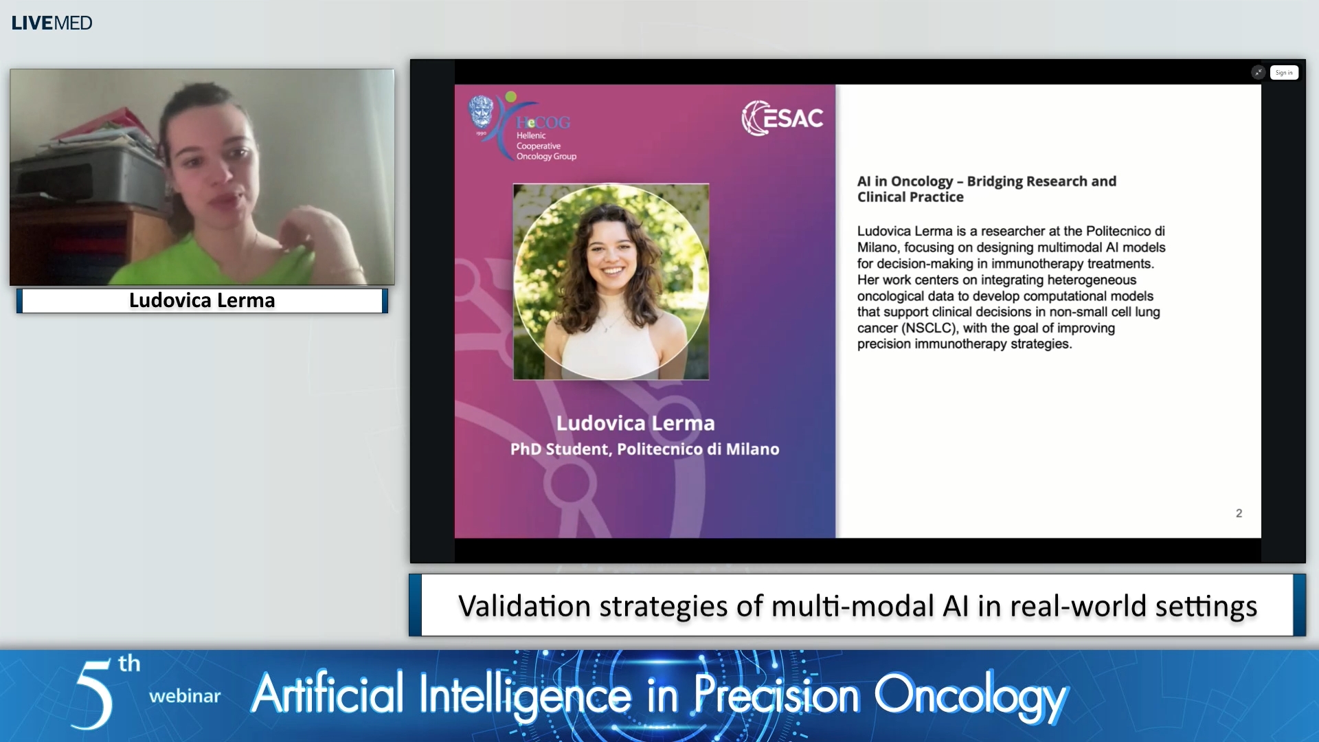 03 Ludovica Lerma - Validation strategies of multi-modal AI in real-world settings