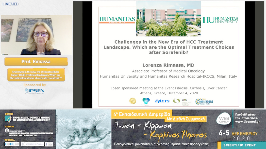 30 Prof. Rimassa - Challenges in the new era of Hepatocellular Cancer (HCC) treatment landscape. Which are the optimal treatment choices after sorafenib?