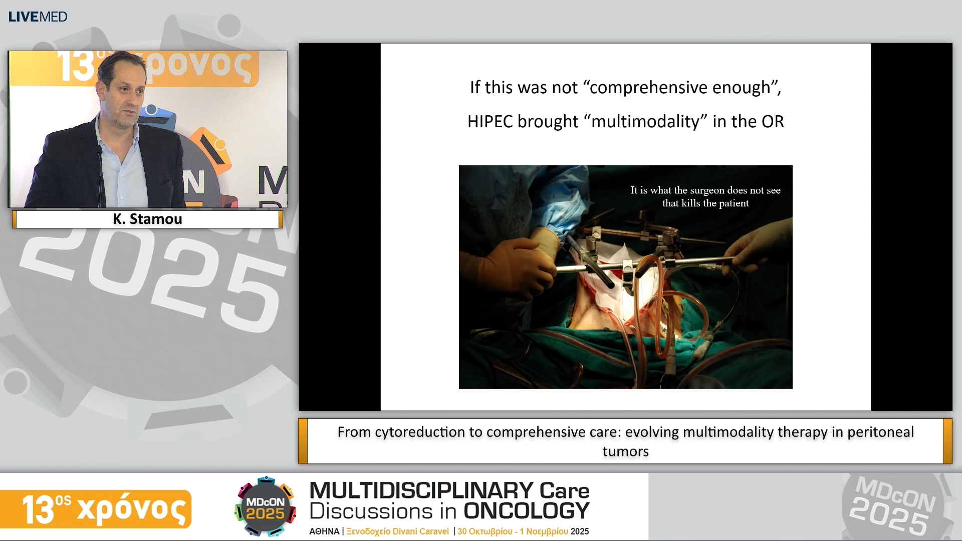 66 K. Stamou - From cytoreduction to comprehensive care: evolving multimodality therapy in peritoneal tumors