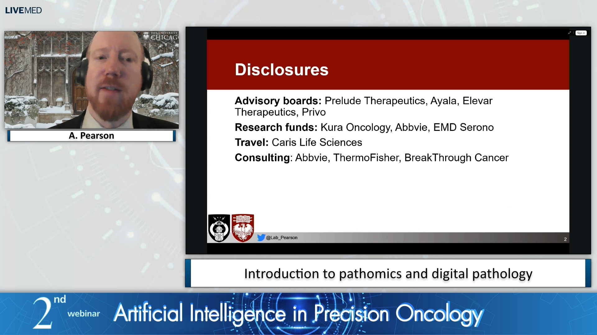 09 A. Pearson - Introduction to pathomics and digital pathology