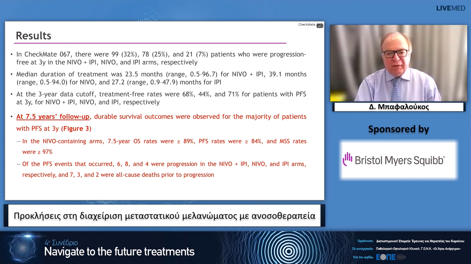 21  Δ. Μπαφαλούκος  - Προκλήσεις στη διαχείριση μεταστατικού μελανώματος με ανοσοθεραπεία.