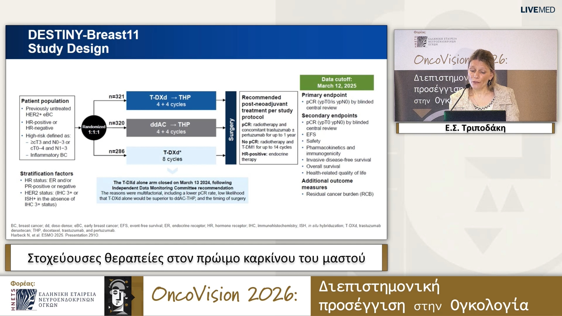 06 Ε.Σ. Τριποδάκη - Στοχεύουσες θεραπείες στον πρώιμο καρκίνου του μαστού 