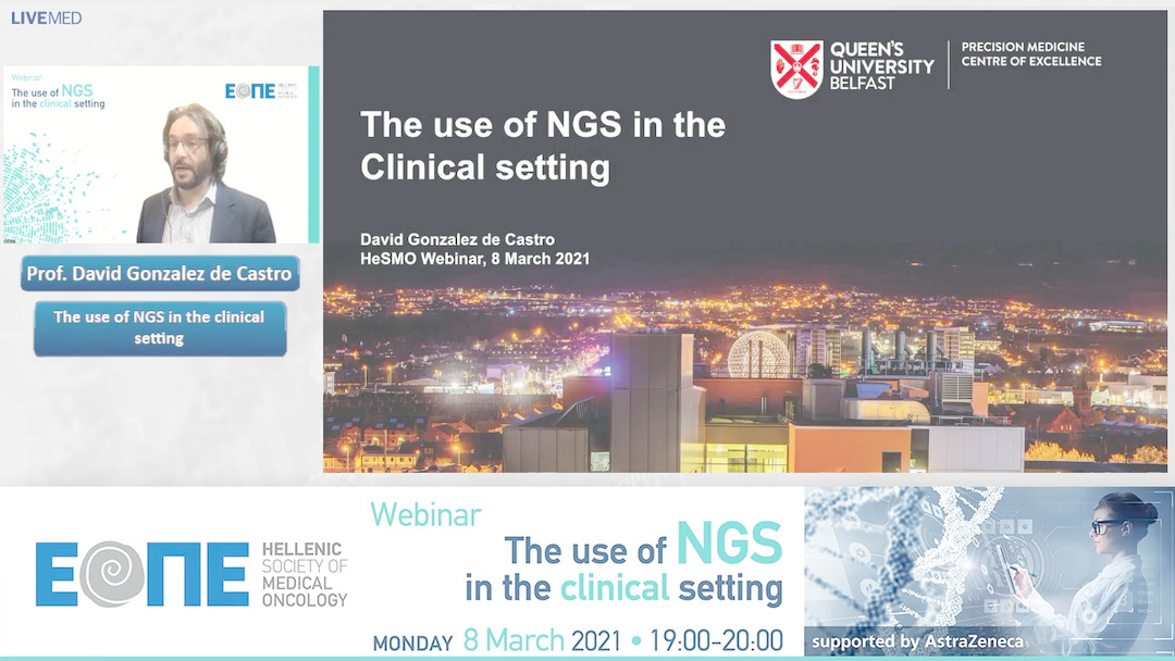 02 Prof. David Gonzalez de Castro - The use of NGS in the clinical setting