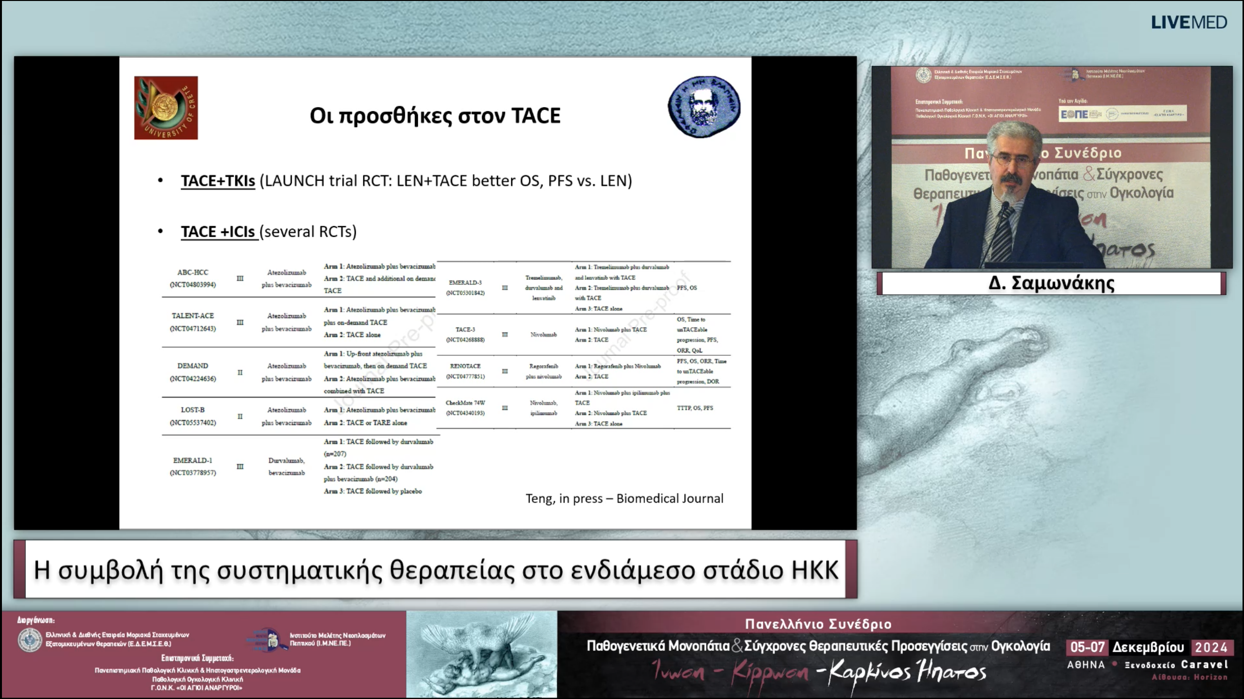 68 Δ. Σαμωνάκης - Η συμβολή της συστηματικής θεραπείας στο ενδιάμεσο στάδιο ΗΚΚ