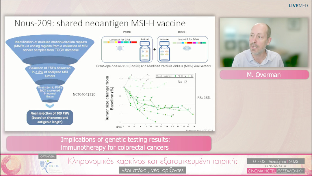 21 M. Overman - Implications of genetic testing results: immunotherapy for colorectal cancers 