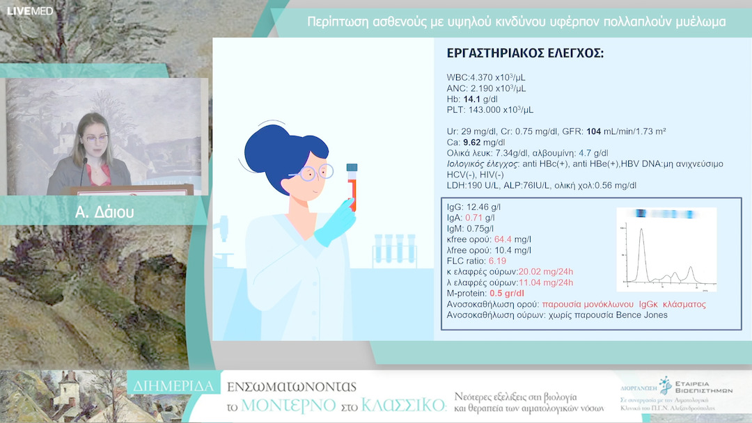 31 Α. Δάιου - Περίπτωση ασθενούς με υψηλού κινδύνου υφέρπον πολλαπλούν μυέλωμα. 