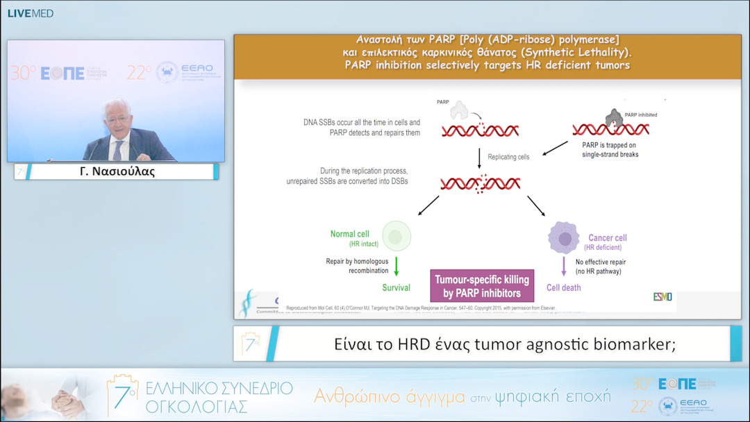 001 Γ. Νασιούλας - Είναι το HRD ένας tumor agnostic biomarker; 