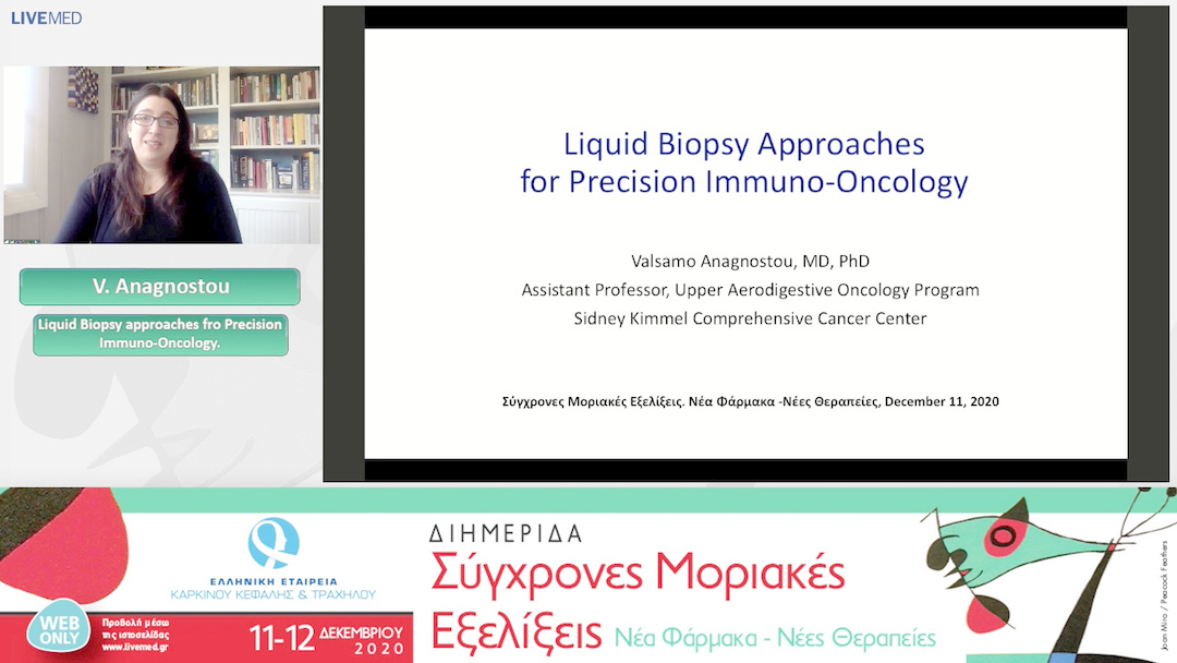 14 V. Anagnostou - Liquid Biopsy Approaches for Precision Immuno-Oncology.