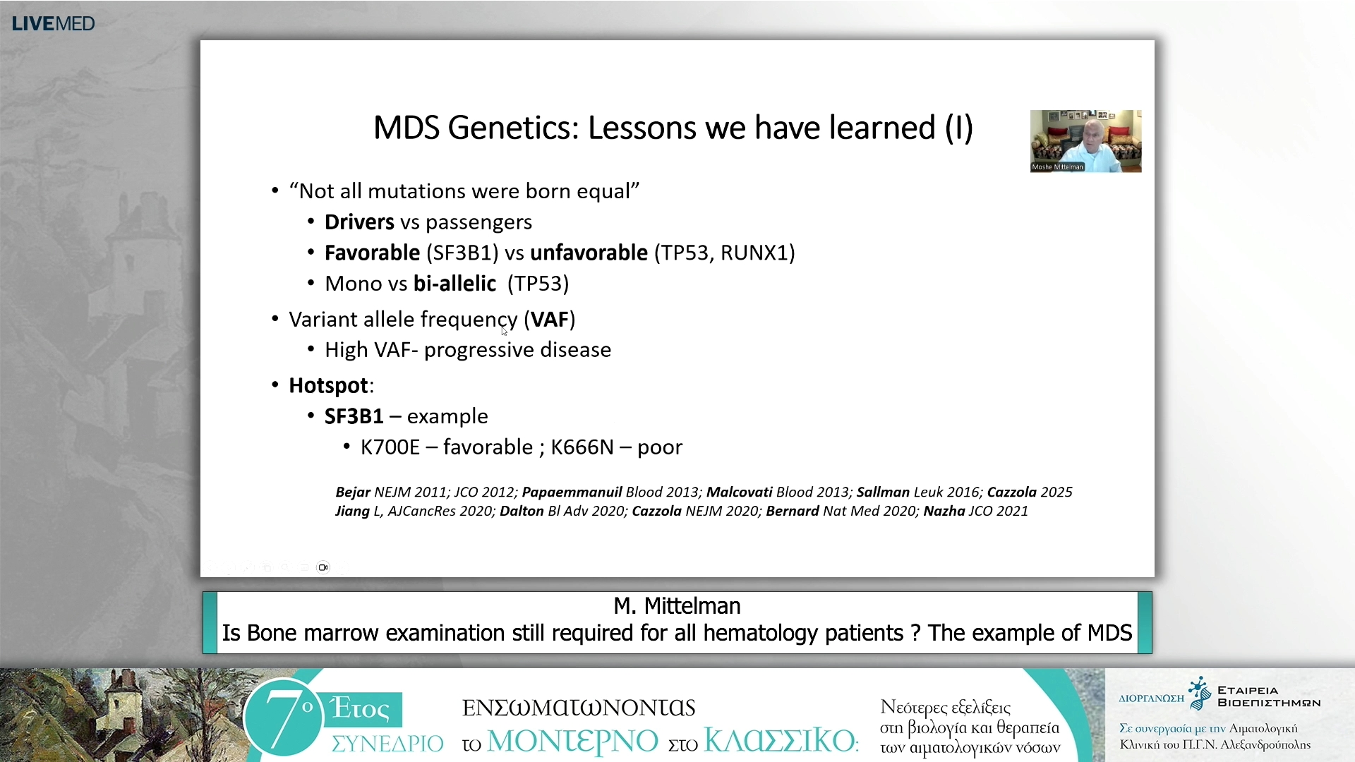 47 M. Mittelman - Is Bone marrow examination still required for all hematology patients? The example of MDS