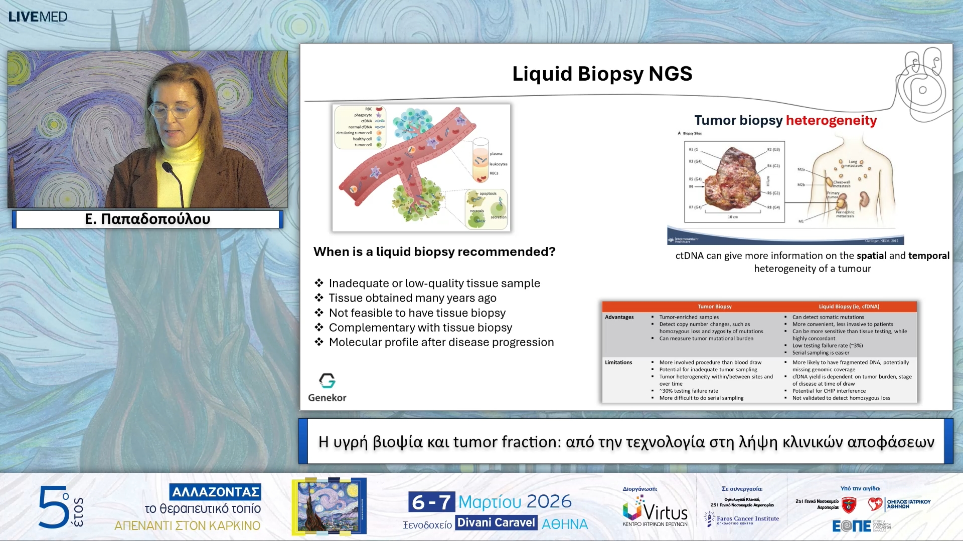 06 Ε. Παπαδοπούλου - H υγρή βιοψία και tumor fraction: από την τεχνολογία στη λήψη κλινικών αποφάσεων.