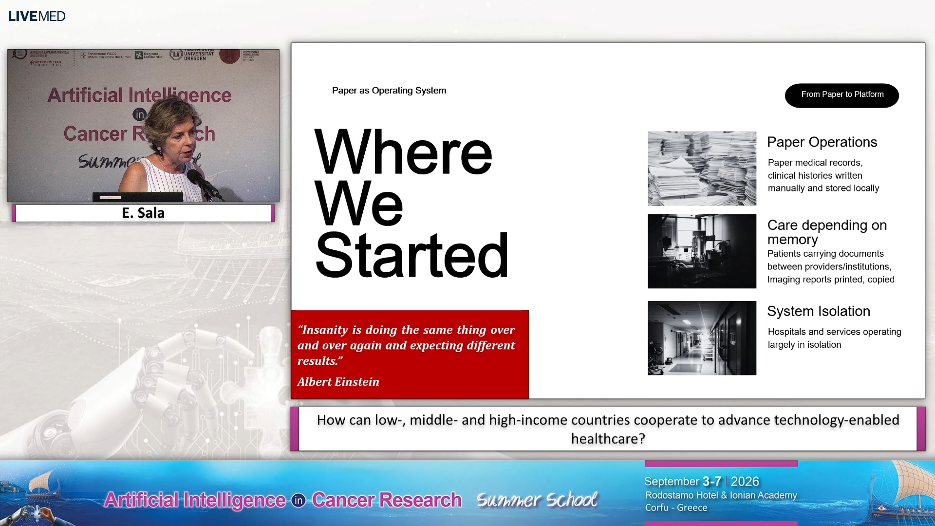 16 E. Sala - How can low-, middle- and high-income countries cooperate to advance technology-enabled healthcare?