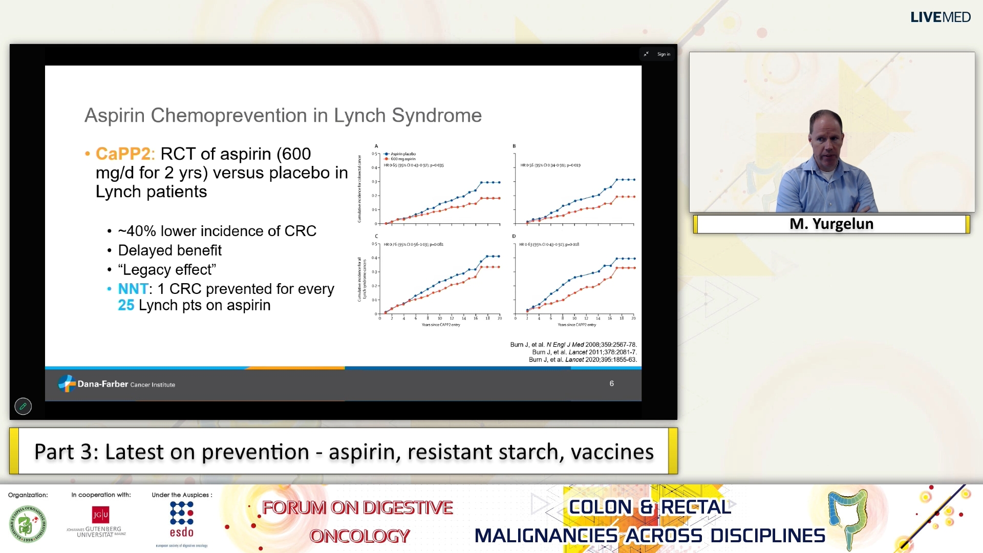 54 M. Yurgelun - Part 3: Latest on prevention - aspirin, resistant starch, vaccines. 