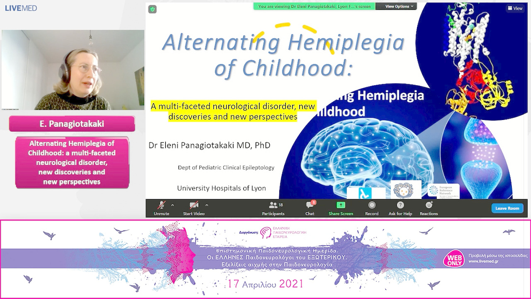 02 Eleni Panagiotakaki - Alternating Hemiplegia of Childhood: a multi-faceted neurological disorder, new discoveries and new perspectives.
