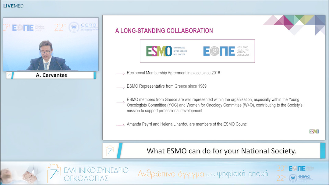 089 A. Cervantes - What ESMO can do for your National Society. 
