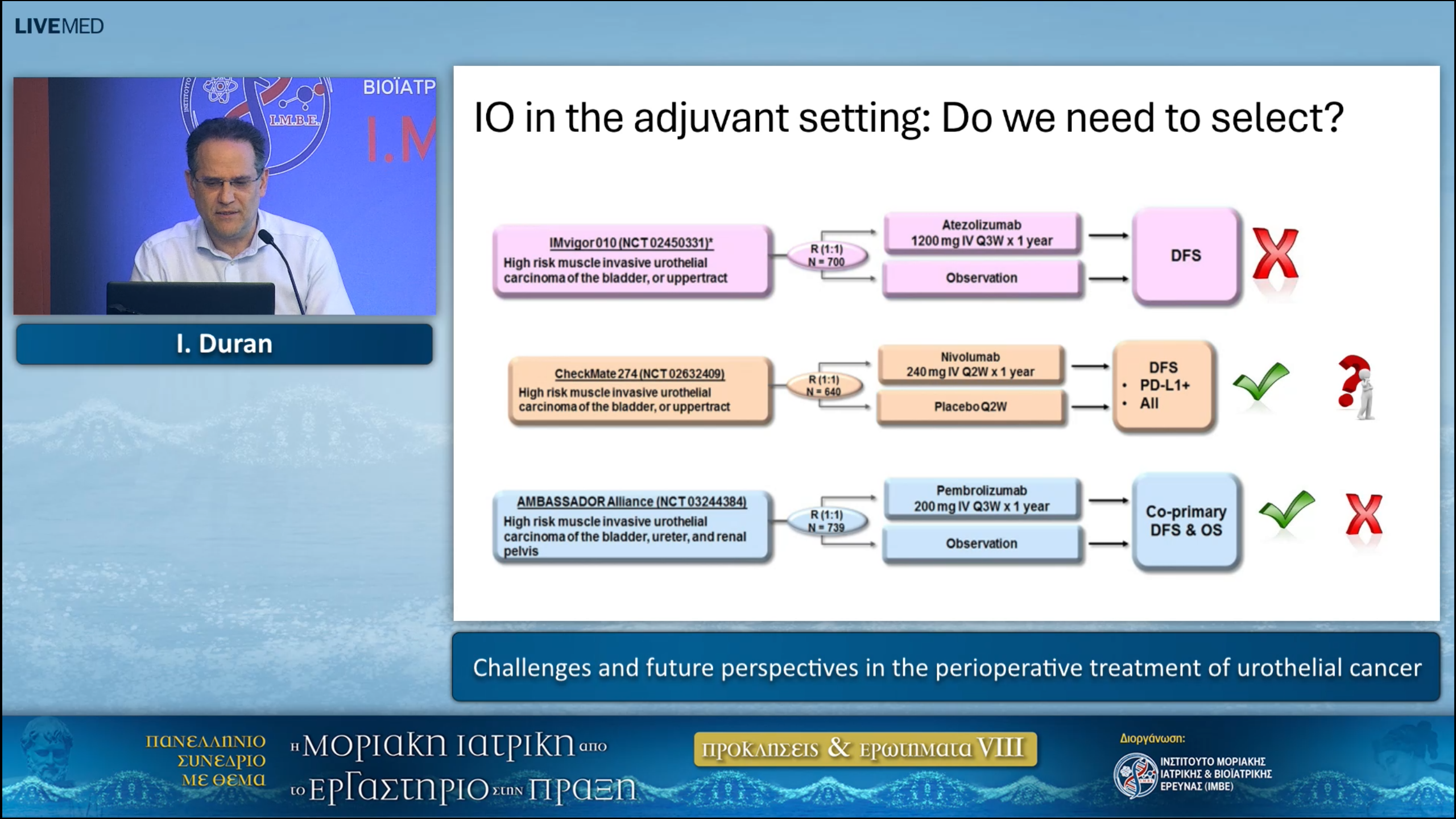 86 I. Duran - Challenges and future perspectives in the perioperative treatment of urothelial cancer 