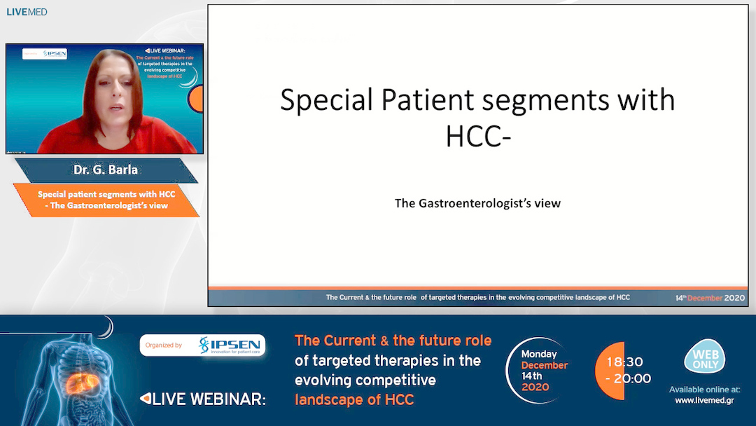 05 Dr. G. Barla - Special patient segments with HCC - The Gastroenterologist’s view