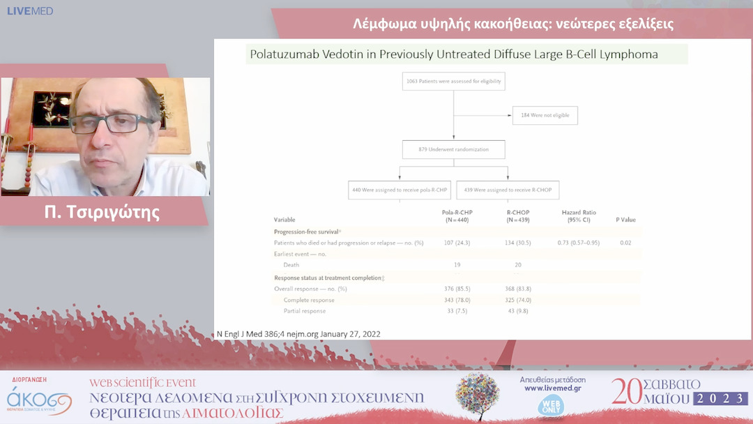 09 Παναγιώτης Τσιριγώτης - Λέμφωμα υψηλής κακοήθειας: νεώτερες εξελίξεις