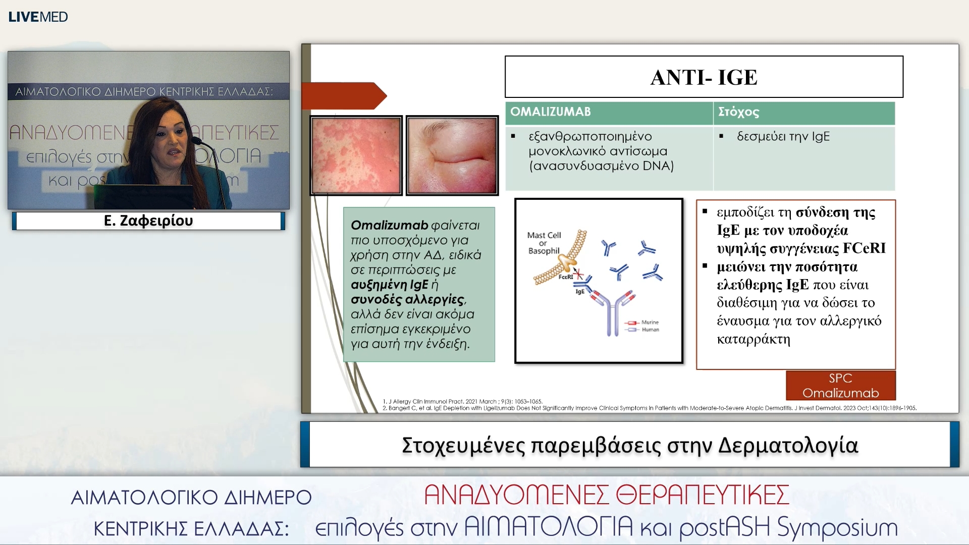 08 Ε. Ζαφειρίου - Στοχευμένες παρεμβάσεις στην Δερματολογία