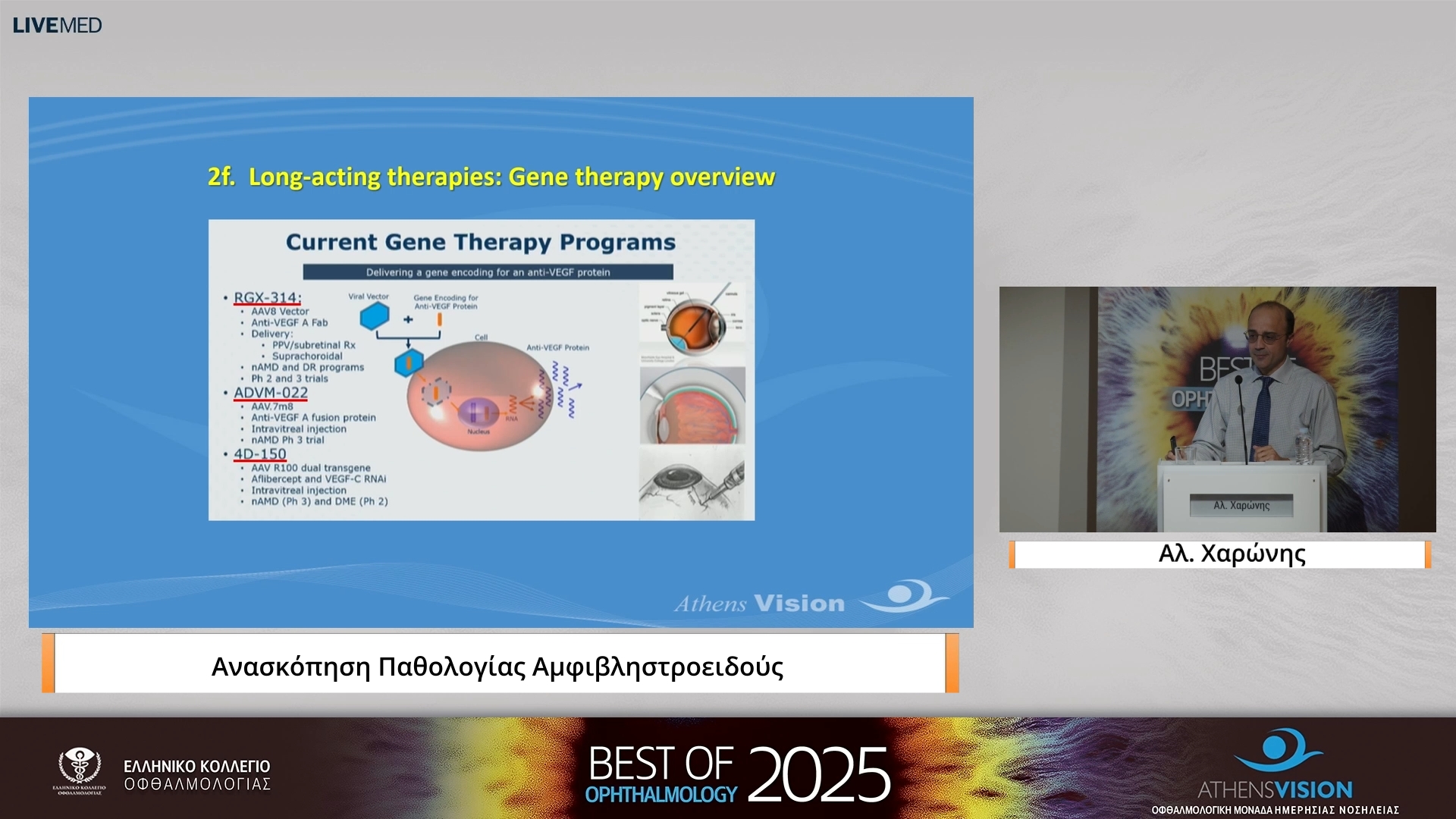 18 Αλ. Χαρώνης - Ανασκόπηση Παθολογίας Αμφιβληστροειδούς