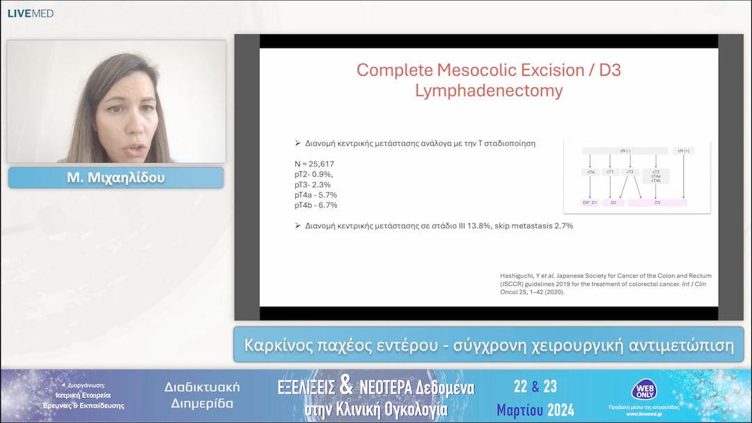 08 Μ. Μιχαηλίδου - Καρκίνος παχέος εντέρου - σύγχρονη χειρουργική αντιμετώπιση 