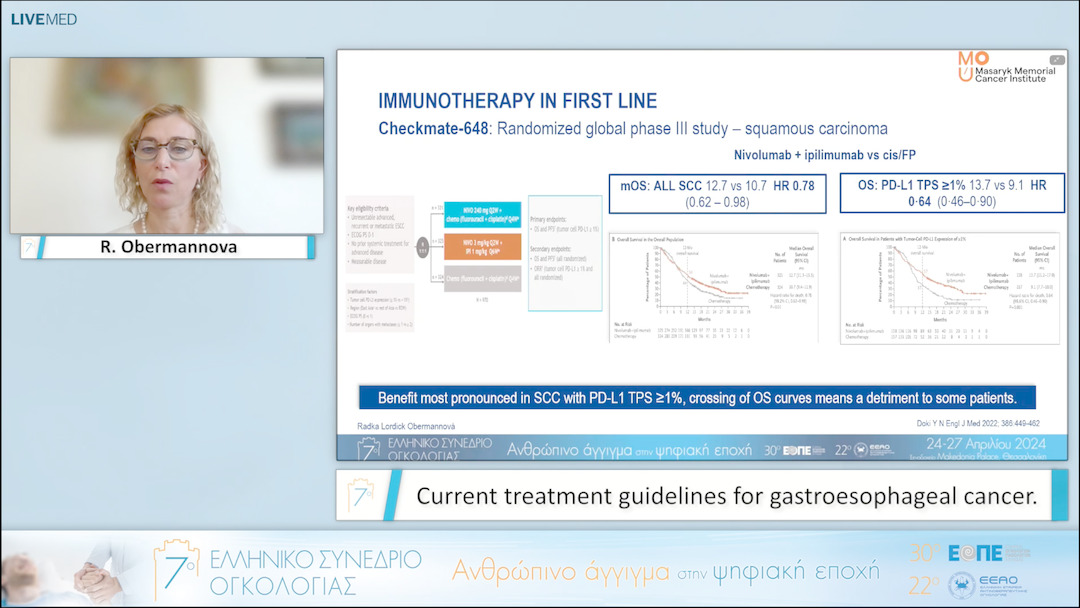 098 R. Obermannova - Current treatment guidelines for gastroesophageal cancer. 